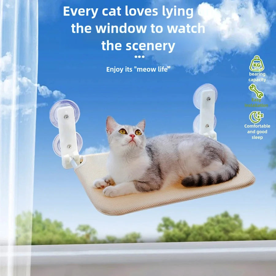 WindowNest™ Foldable Cat Window Hammock
