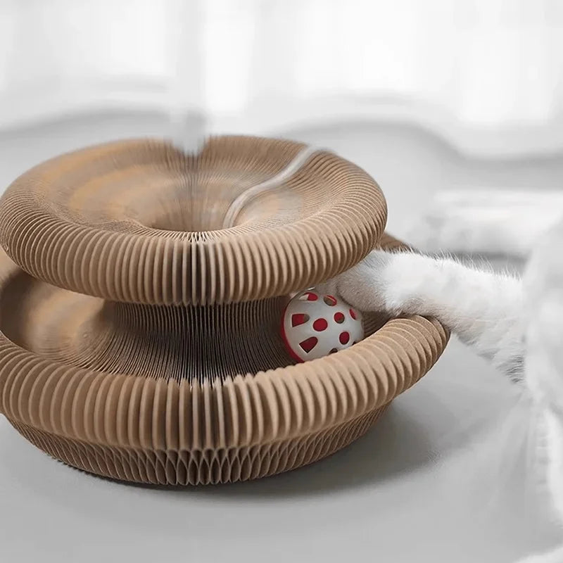 EcoScratch™ Foldable Cat Scratcher Lounge